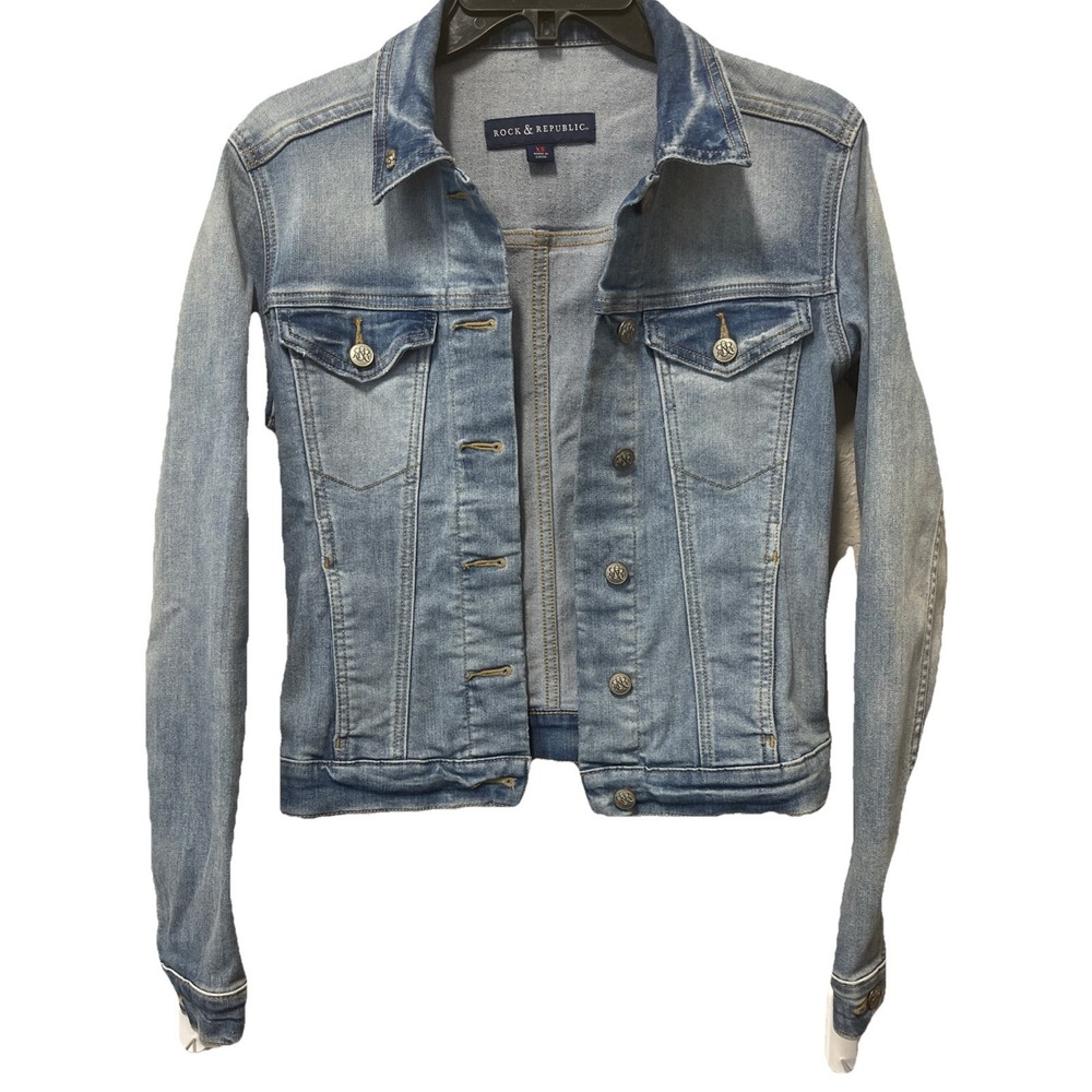 Rock & Republic Women's Runaway Jean Jacket Size XS
